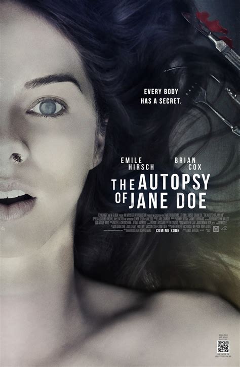 frisättning The Autopsy of Jane Doe